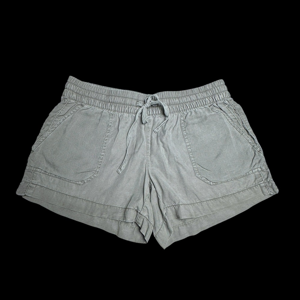 Vineyard Vines Womens XS Sage Green 100% Tencel Drawstring Elastic Waist Shorts